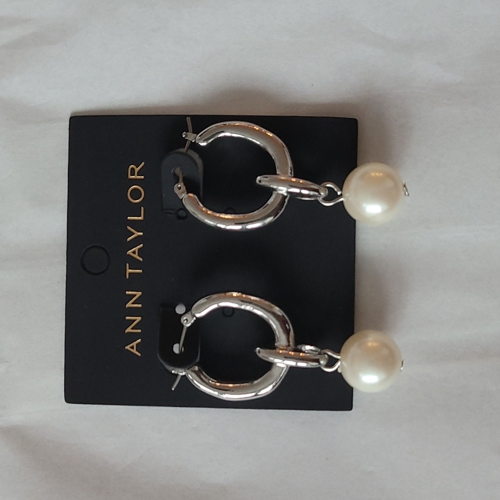 Pearl Earrings Ann Taylor